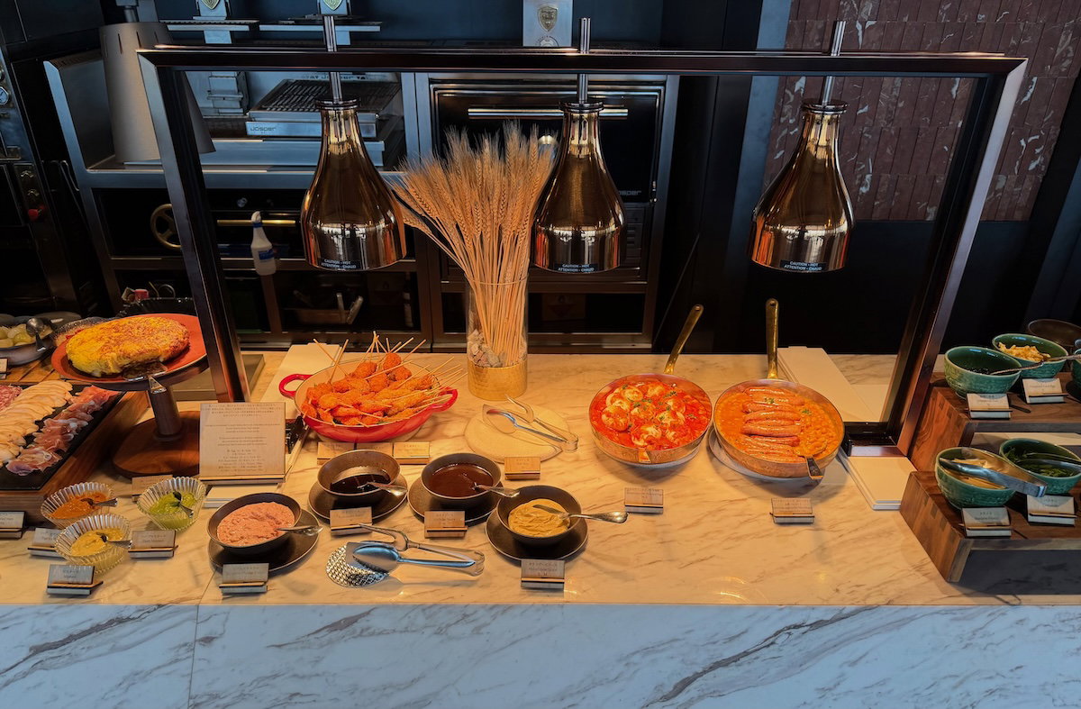 Cold cuts and cheese at the Patina Osaka breakfast buffet