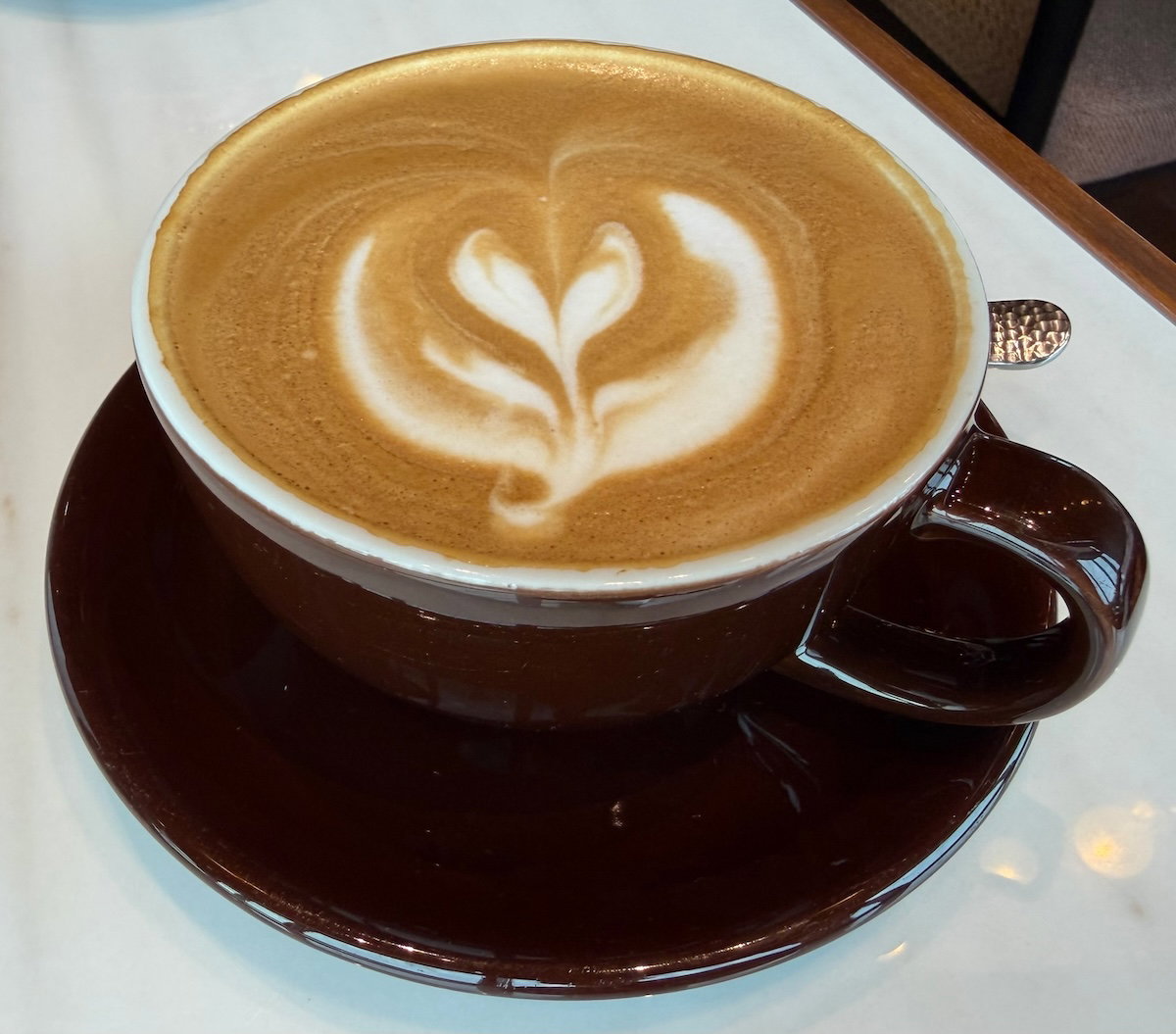 Cappuccino served at Patina Osaka breakfast