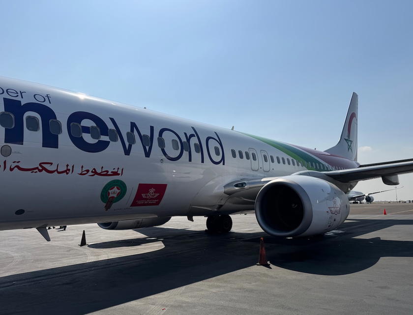 Royal Air Maroc Boeing 737-800 parked at Casablanca Airport