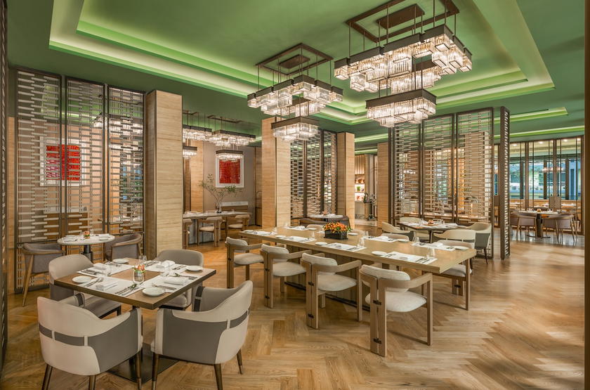 Dining area of The Istana restaurant at the Waldorf Astoria Kuala Lumpur