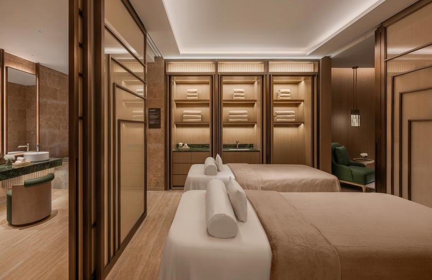 Spa treatment room at the Waldorf Astoria Kuala Lumpur