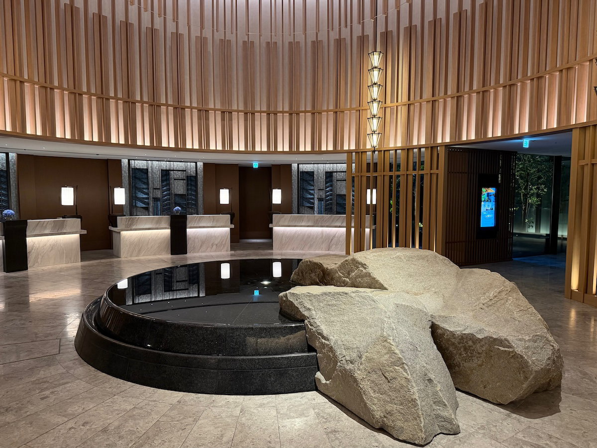 Reception desk at the Waldorf Astoria Osaka