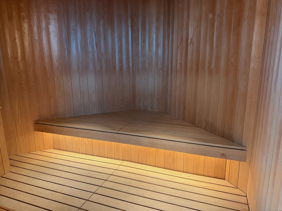 Sauna in the Waldorf Astoria Osaka spa